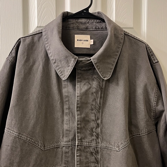 Rudy Jude Adult Big Jean Jacket “Beach Clay” Women's Gray - M - Picture 4 of 10